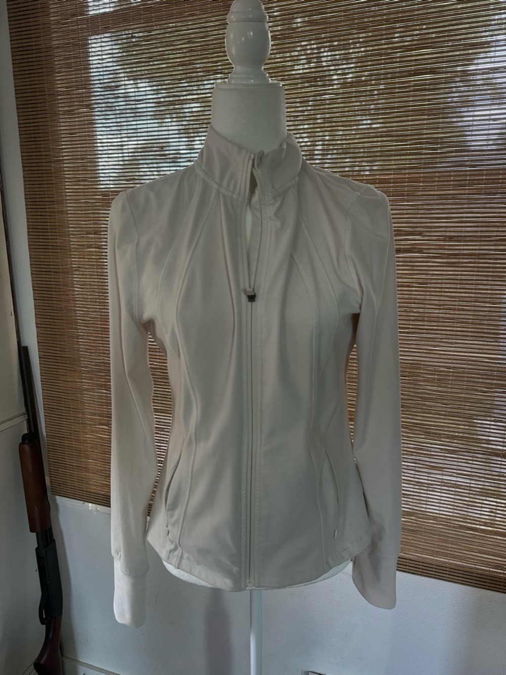 Danskin Off White Full-Zip Active Jacket - Picture 7 of 7